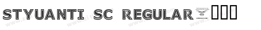 STYuanti sC Regular字体转换